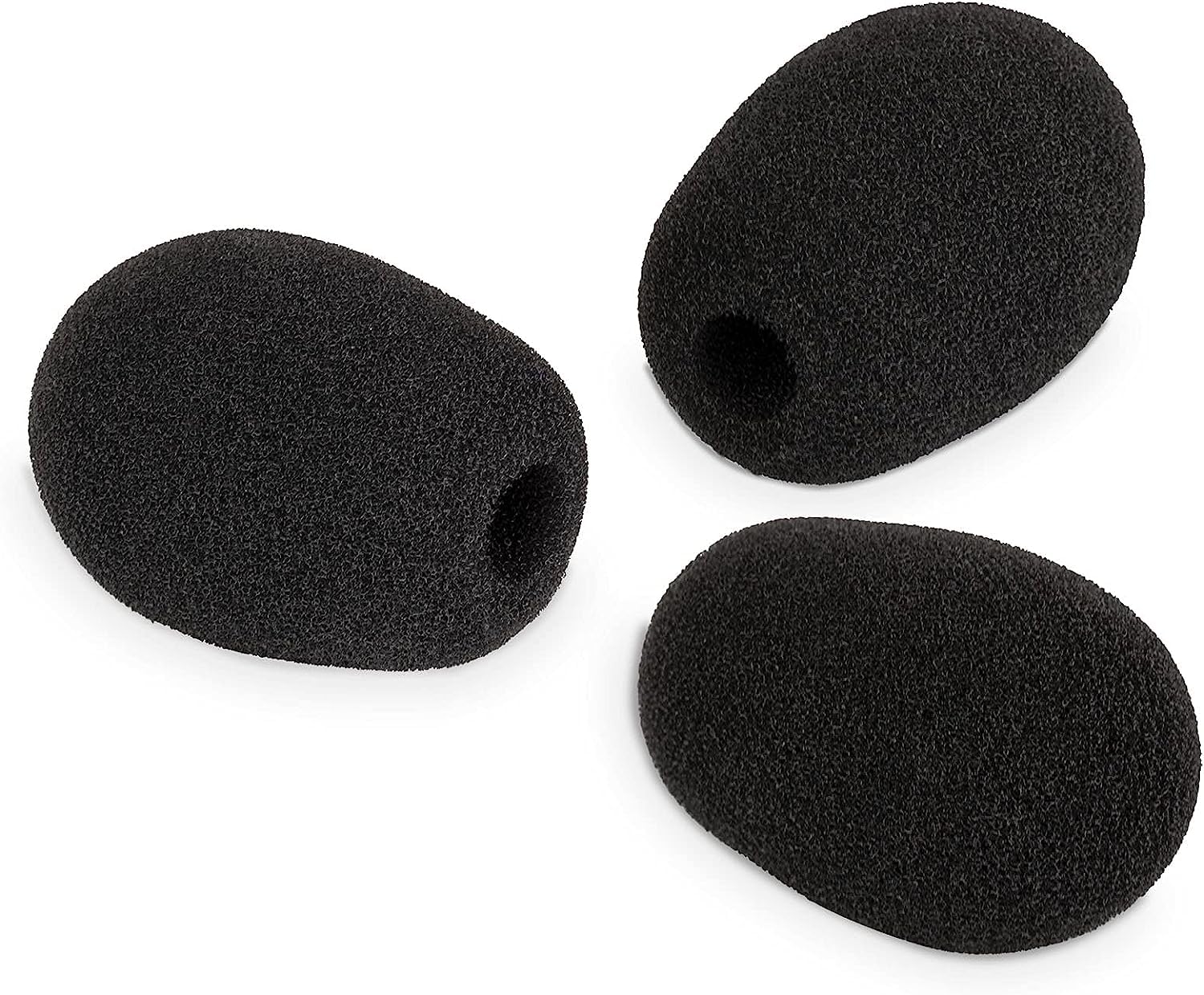 LEFXMOPHY Mic Windscreen for HyperX Cloud Revolver/Cloud Stinger Core/Cloud Flight/Flight S/Cloud III/Cloud Stinger 2 Core Pop Filter Microphone Foam 3-Pack Cover