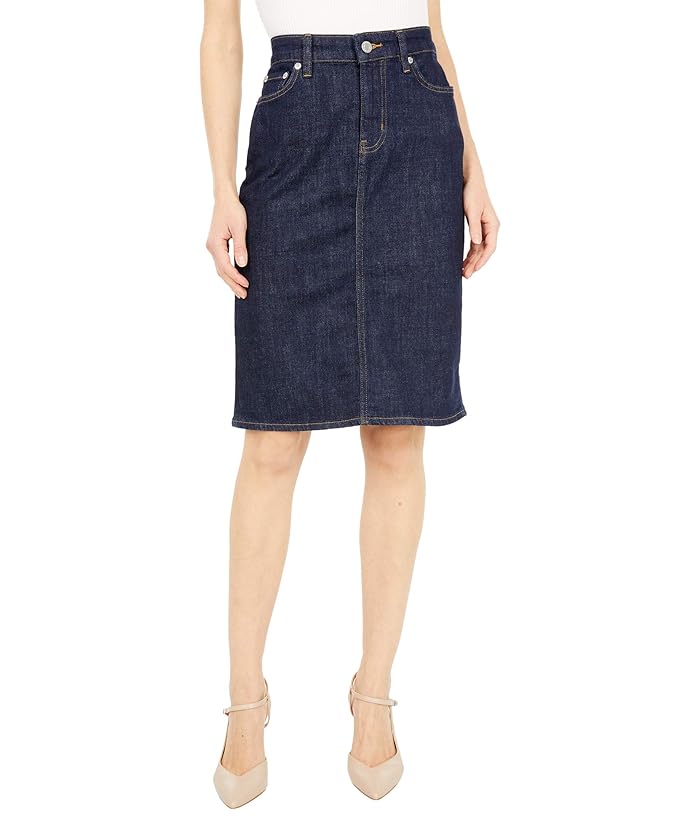ralph lauren long denim skirt