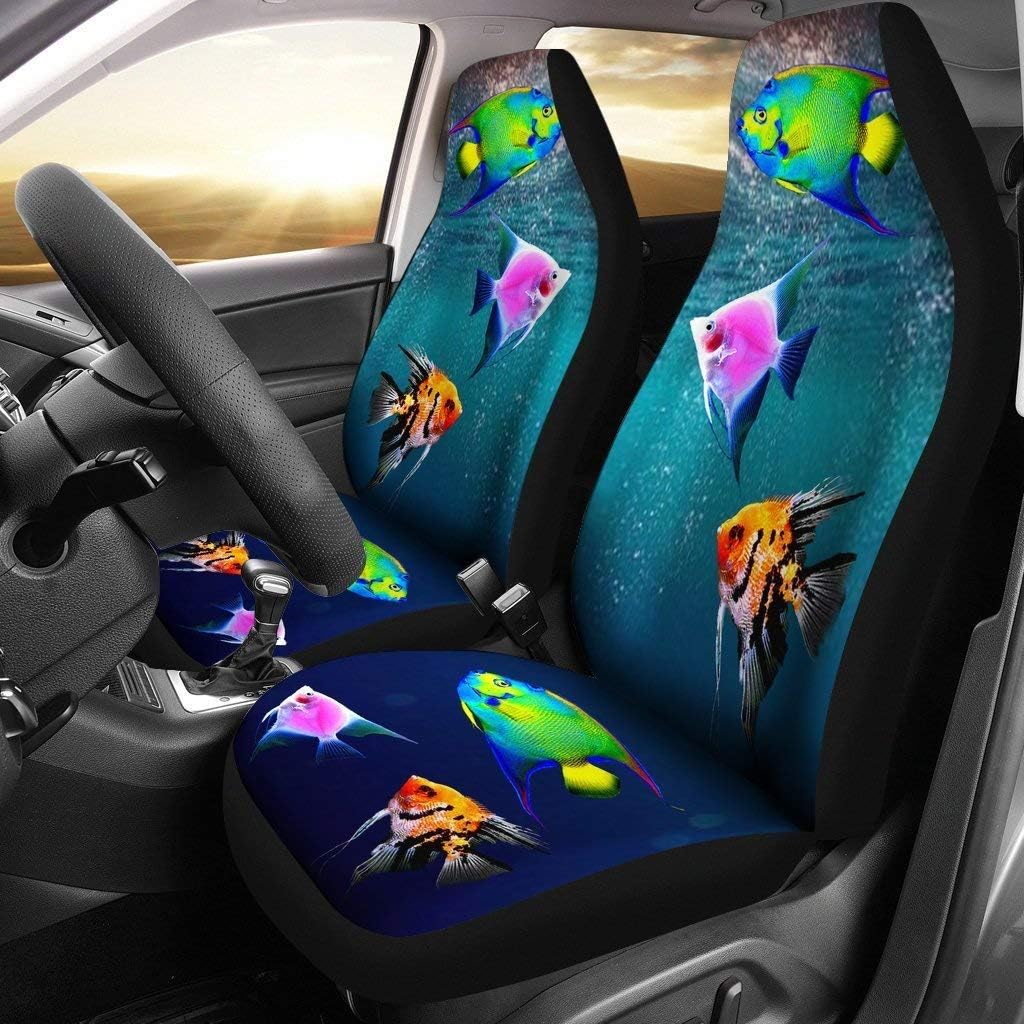 Angelfish Print Car Seat Covers