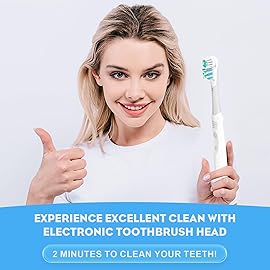 4X Spin Sensitive Toothbrush Dual Clean Cross Replacements Attachments Brush Heads Refill Accessories Compatible with Oral B 4732 3733 4734 Rotating Power Toothbrush Heads & Crisscross Bristles