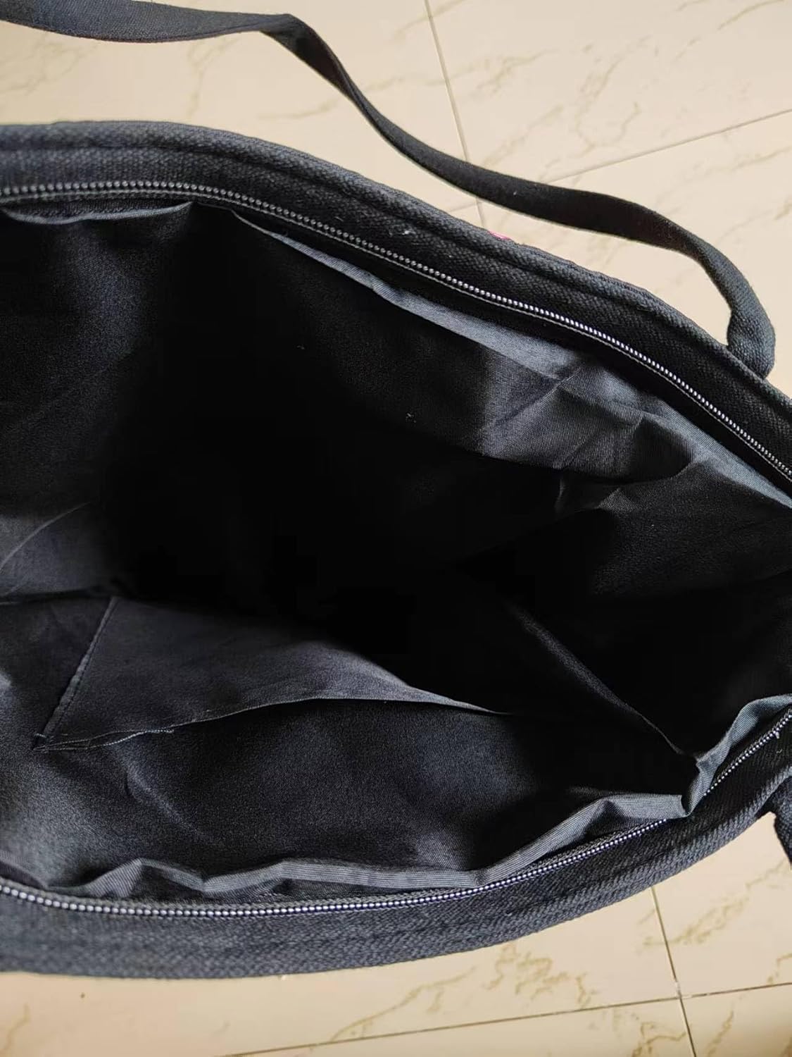 Embroidered Floral Tote Bag with Birds - Image 8