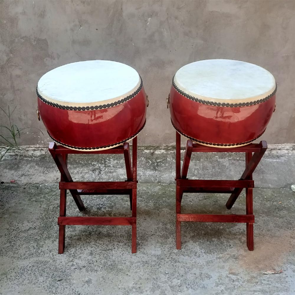 Japanische Taiko, Flache Trommel Mit Stand, Verwendet Für Aufführungen/Festivals/Unterrichts -Percussion -Instrumente,40CM