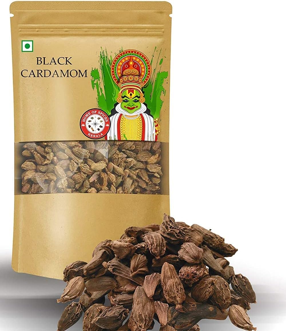 Home of Spices Black Cardamom Pouch, 100 g