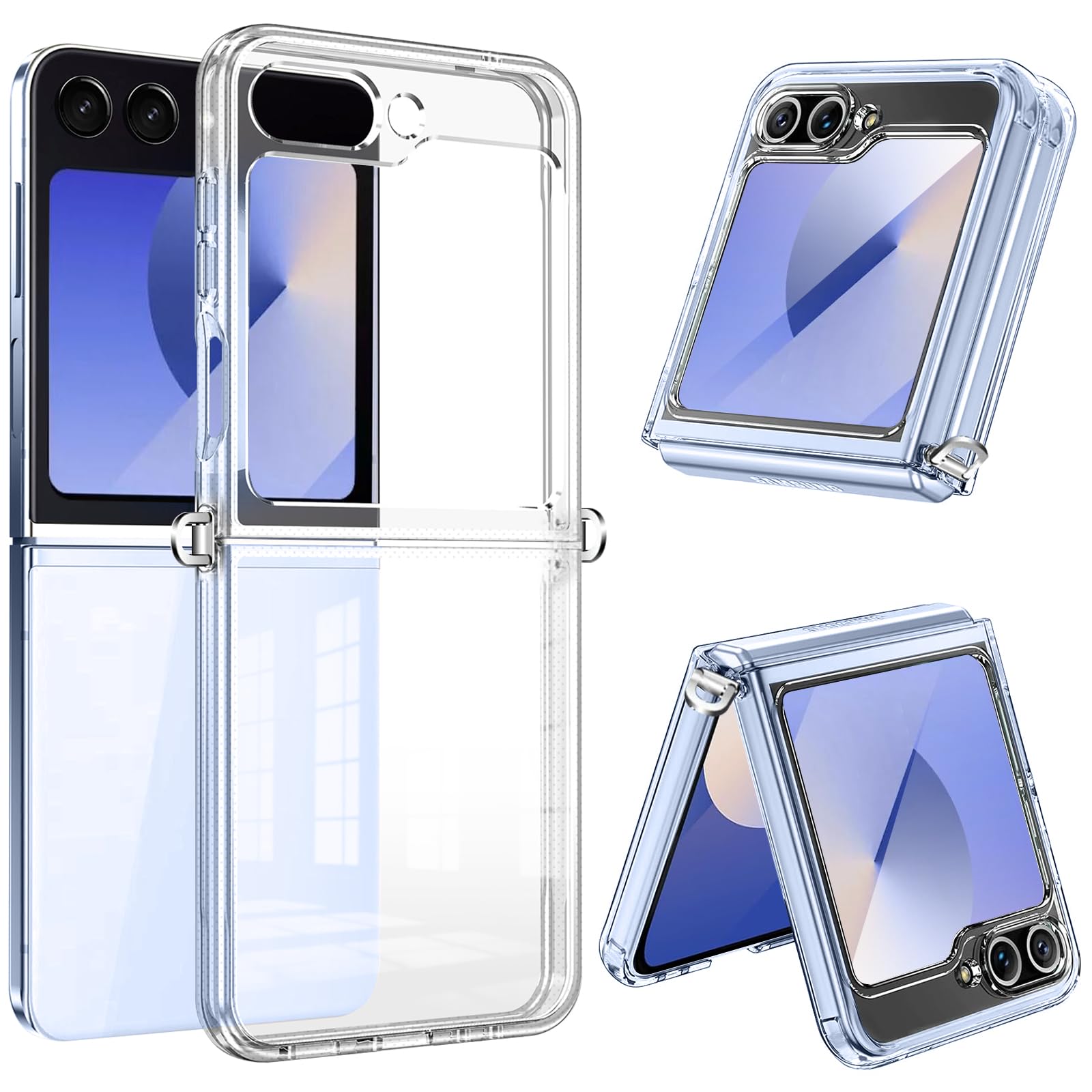 Amazon.co.jp: Galaxy Z Flip6 ケース ショルダーストラップホール付き