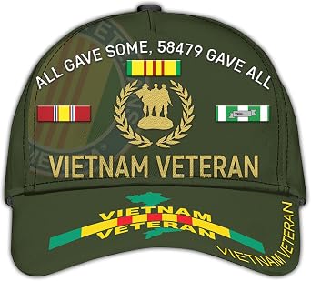 Vietnam Veteran Hats for Men All Gave Some Veterans Cap Proud US Veteran Dad Patriotic Hats Military Cap Gifts Vietnam Vets