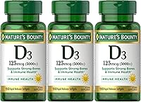 Vista 9 de Nature's Bounty, D 5000 Iu Softgels, 100 ct