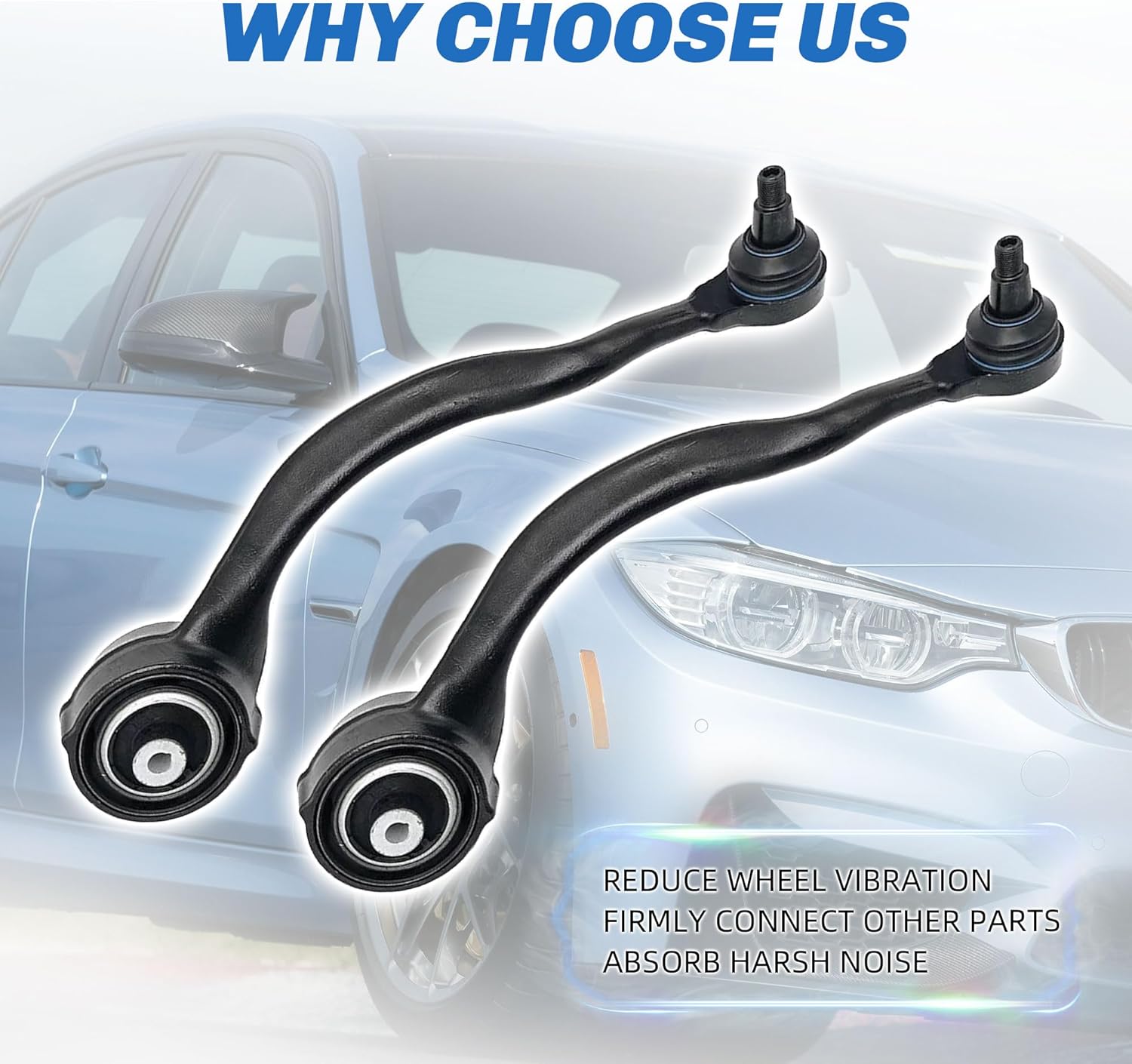 Front Lower Control Arm Forward Compatible With 2013-2018 Land Rover Discovery/Range Rover/Range Rover Sport Lower Control Arm Kit