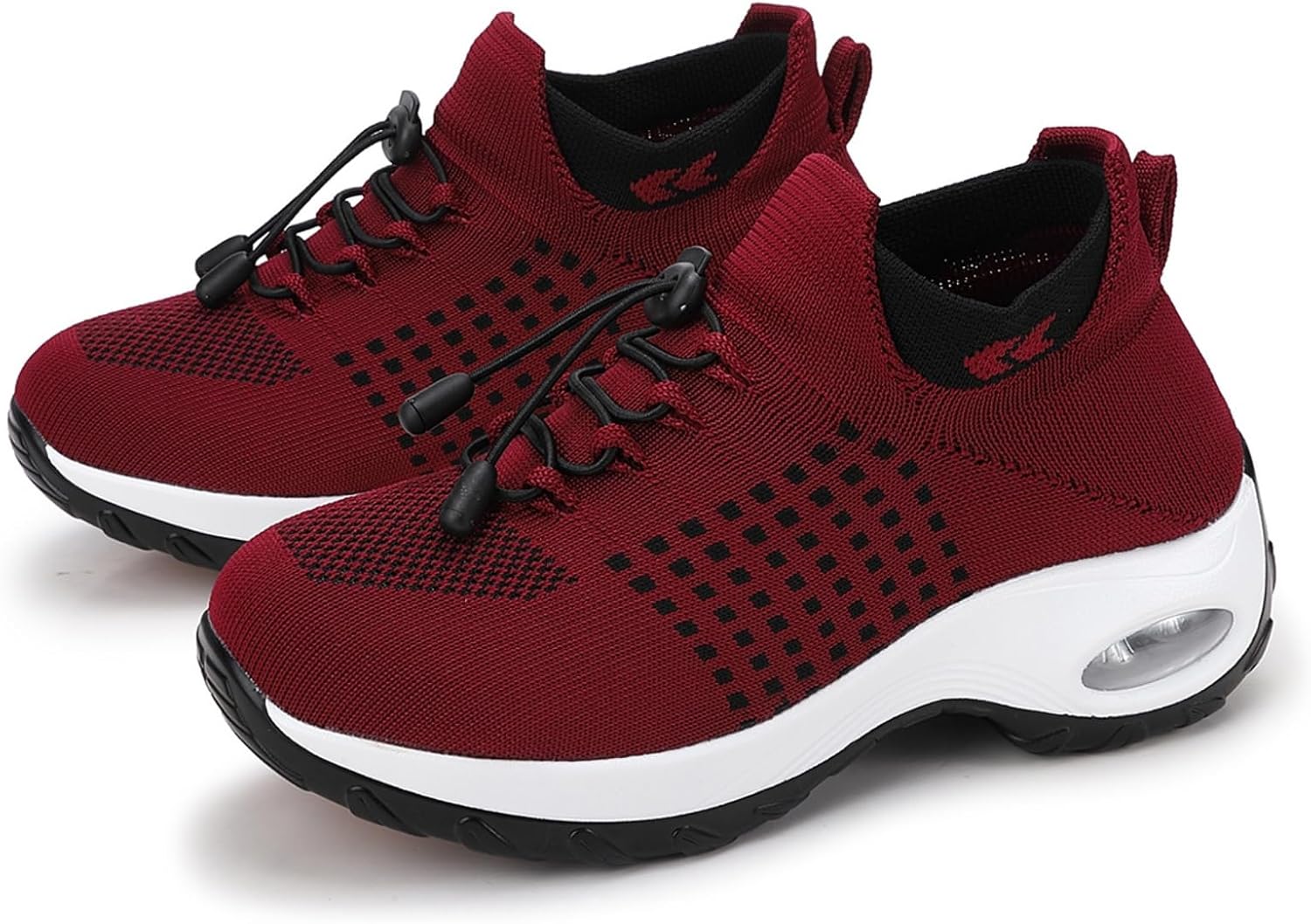 Womens Orthopedic Walking Shoes for Plantar Fasciitis Running Walking Non Slip Stretch Cushion Comfortwear Shoe Mesh Athletic Sneakers Nurse & Work Shoes Slip On Trainers with Arch Support