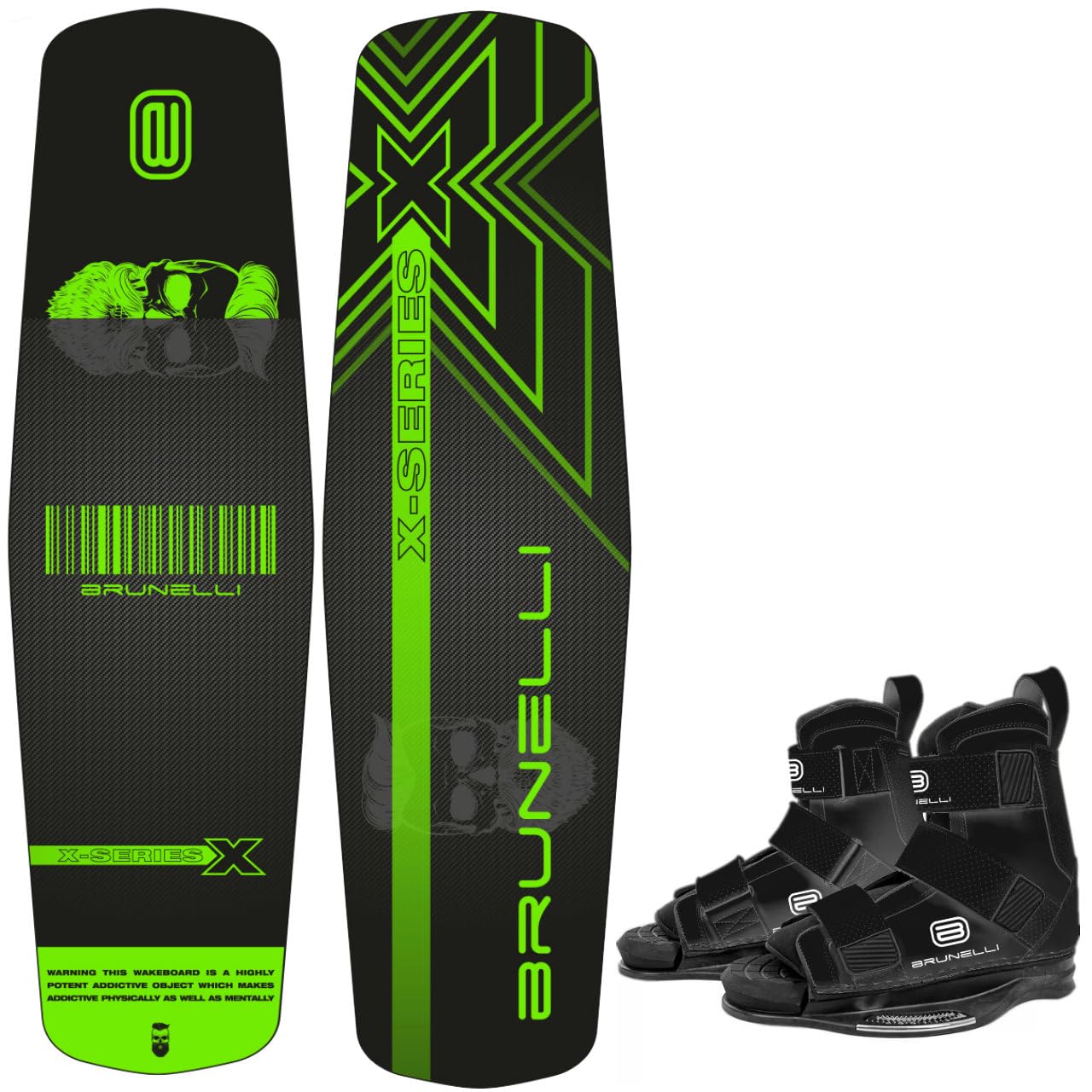 BRUNELLI Wood Flex Pro Cable Park Set Wakeboard Wakeboard - Base de molienda