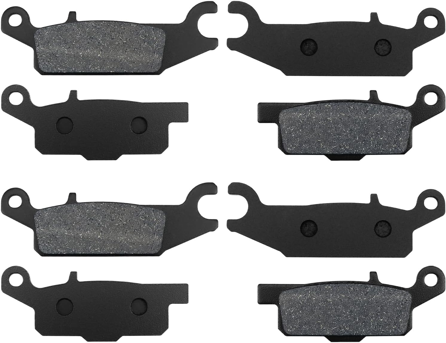 ZICOO Front Rear Brake Pads for Yamaha Grizzly 700 07-22 Grizzly 550 09-14
