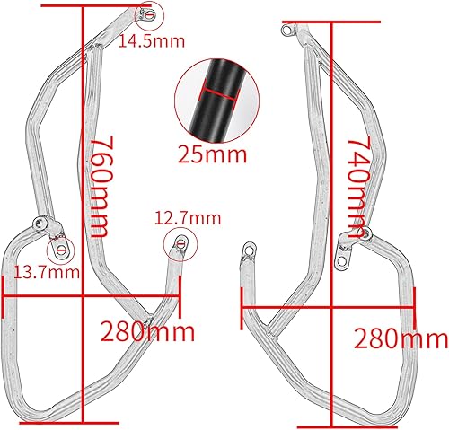 Miniatura 7 de Para Y.amaha Tracer 9 Tracer9 GT 2021 2022 2023 2024 Motocicleta Carretera Barras de choque Barra de jaula de acrobacias Protector de motor