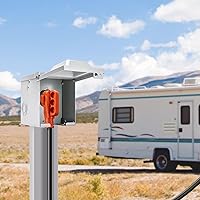 Vista 8 de VEVOR Cable de extensión de 50 amperios para RV, de 15 pies, cable de alimentación para RV resistente STW de calibre 6/3+8/1, enchufe macho NEMA