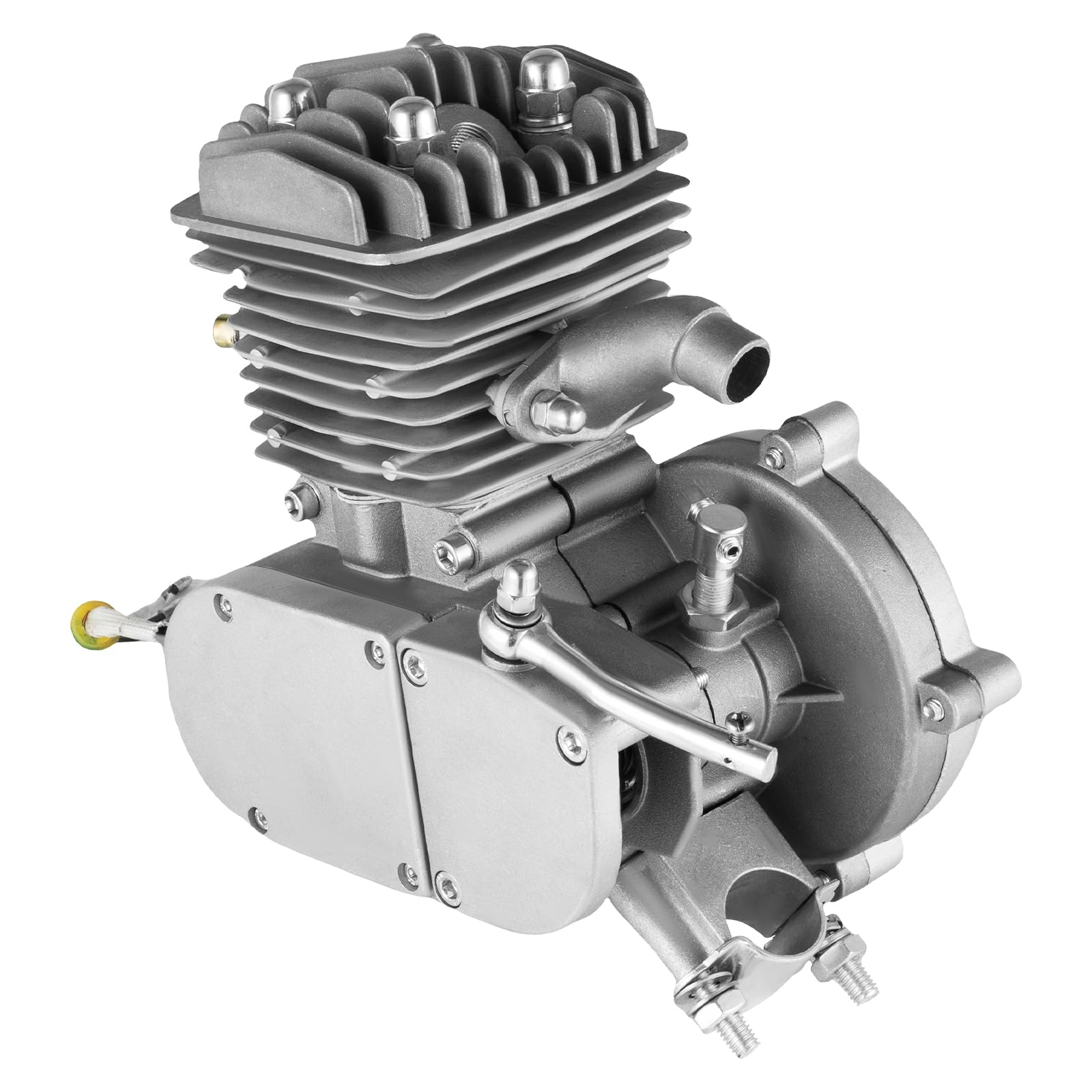 Kit de moteur de vélo 80 CC 2 temps - Moteur à essence - Silencieux - Vitesse maximale 38 km/h - Pour vélos motorisés