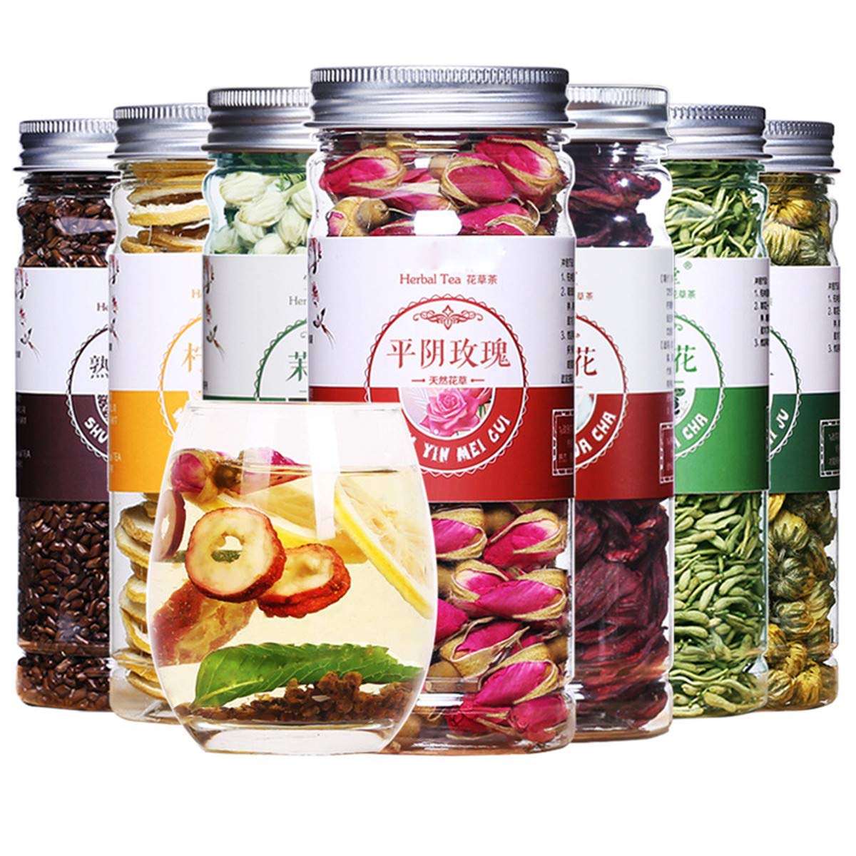 Chino Herbal Té Flor Fruta Té Rosa Té Dorado Seda Crisantemo Embotellado Nuevo Perfumado Té Cuidado de la salud Flores Té Comida verde saludable (25g de camelia dorada)