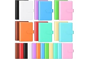 Attractive and Affordable: 24 Pcs A6 PU Leather Budget Binder for Bulk Purchases