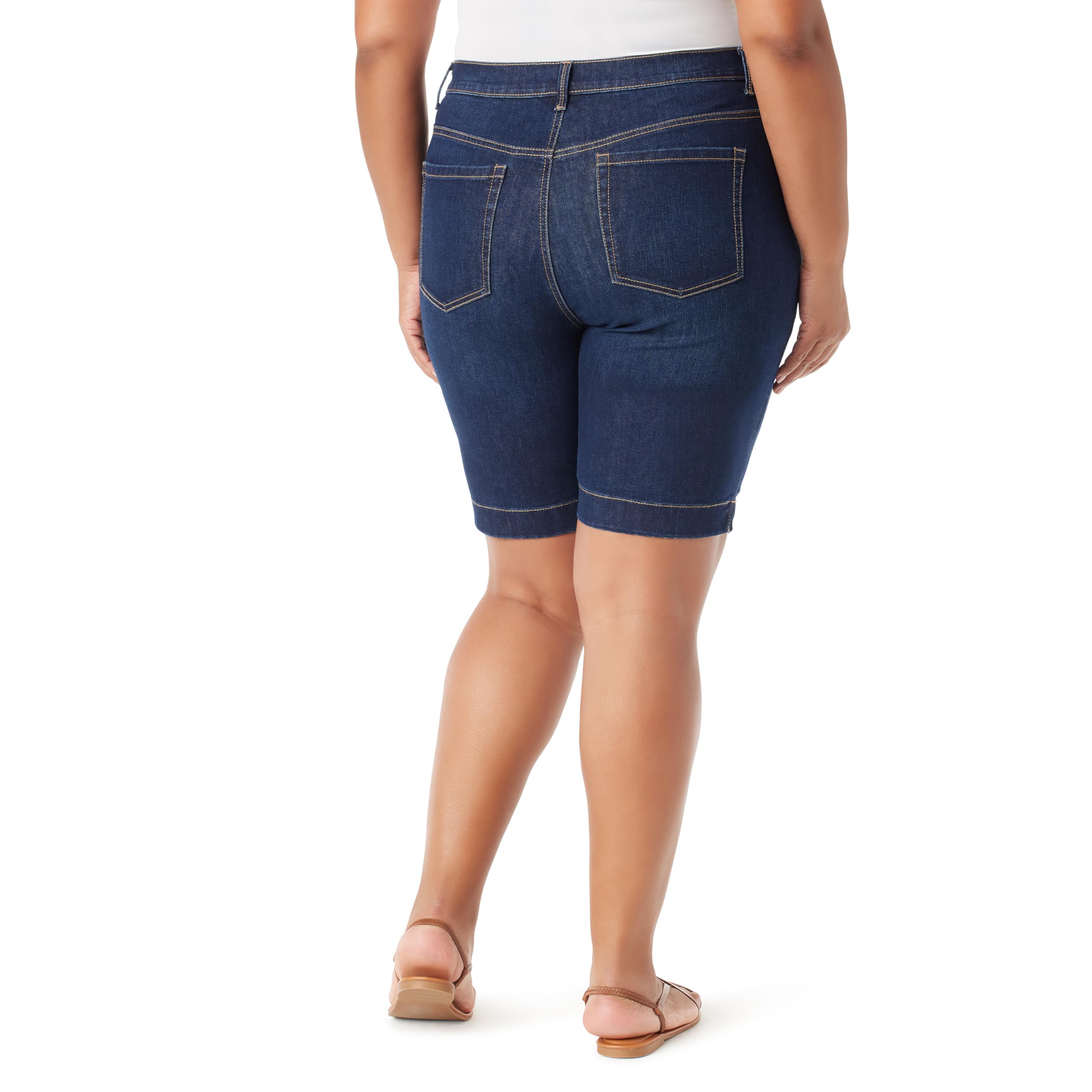 Gloria Vanderbilt Amanda Bermuda High Rise Short Plus - Bermudas - Amanda Bermuda Taille Haute Plus - Femme