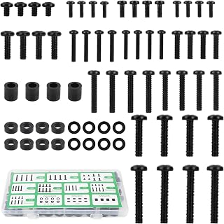 TV Bracket Screws - 68 Vesa Universal Screws M4 M5 M6 M8 for Most TV Mounts and Mounts