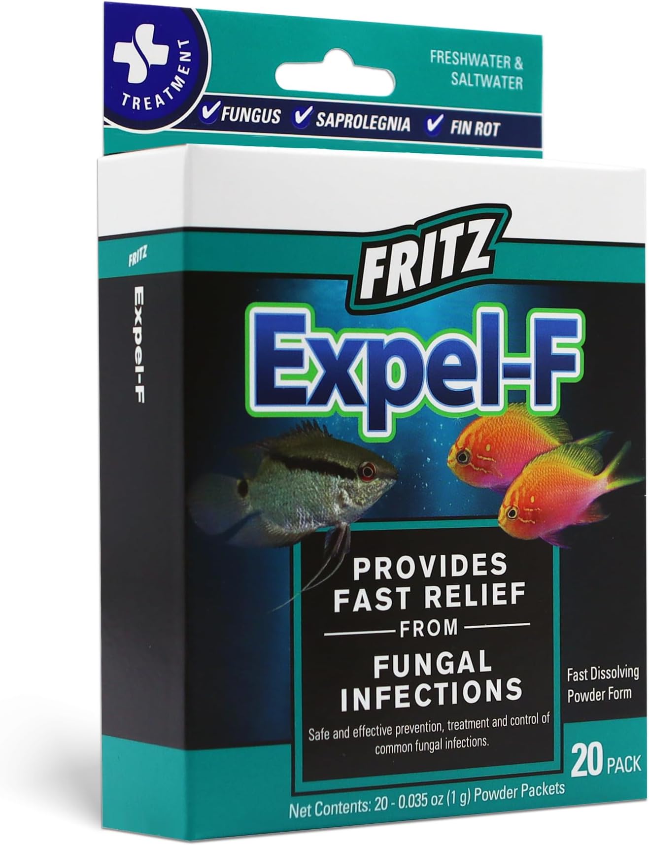 Expel-F - Treatment for Fresh and Saltwater Aquariums (20 ct)