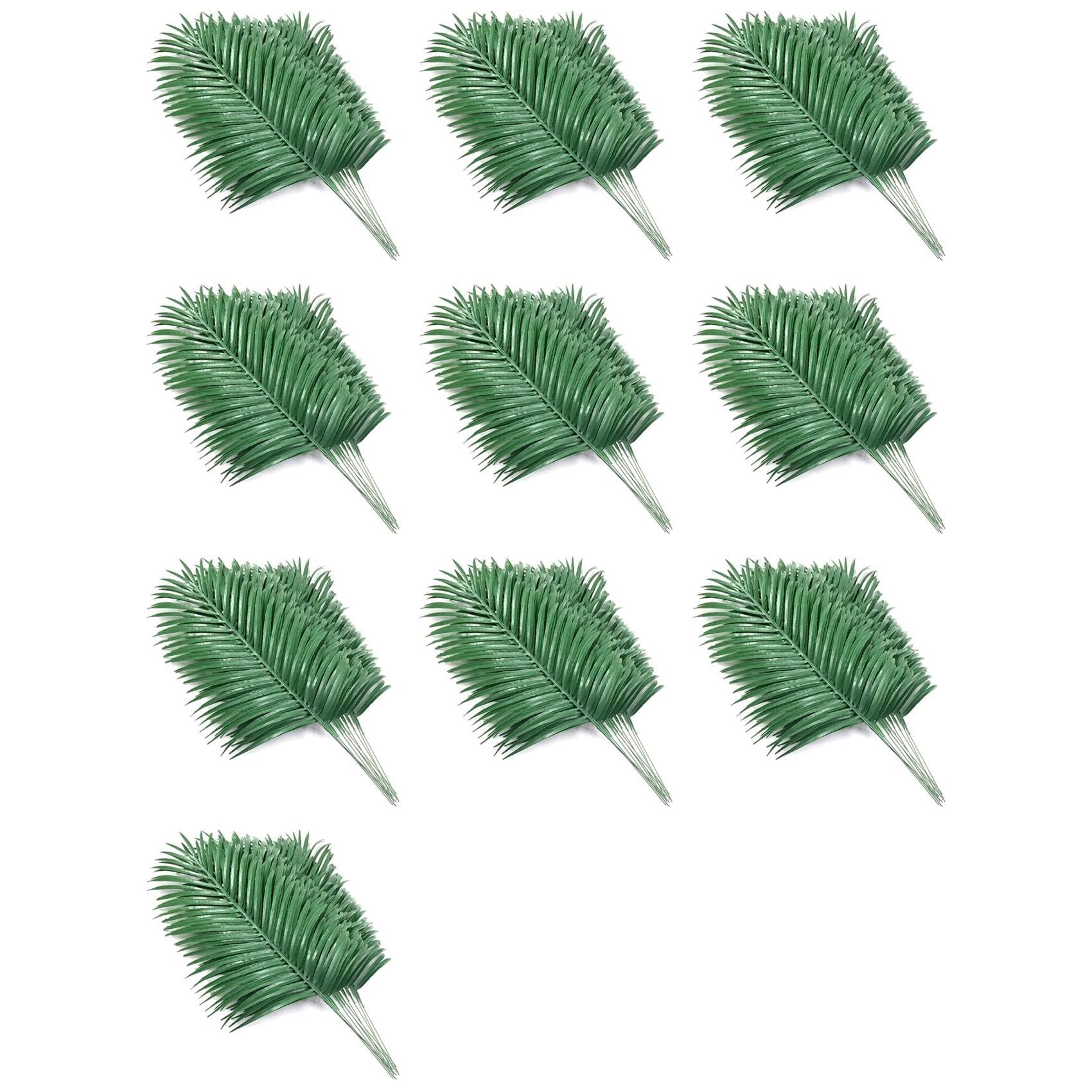 Feuilles de palmier artificielles pour créer une ambiance de fête hawaïenne chez soi
