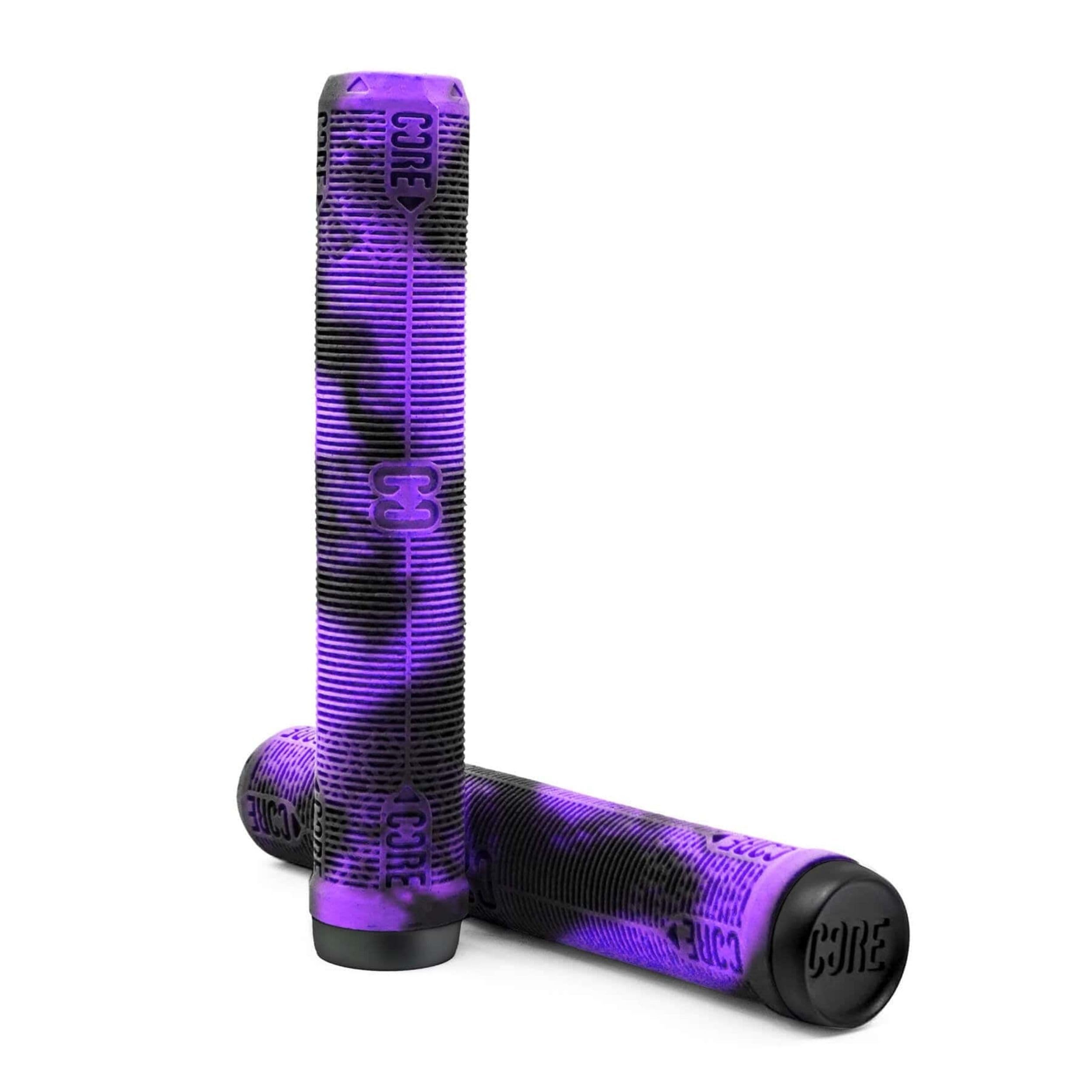 CORE Skinny Boy Handlebar Grips for Bikes & Scooters BMX Cycling Mountain Bike Soft Non Slip Longneck Bike Grips Bar Ends Included fits All Stunt Scooters BMX MTB - 170mm - Fuchsia