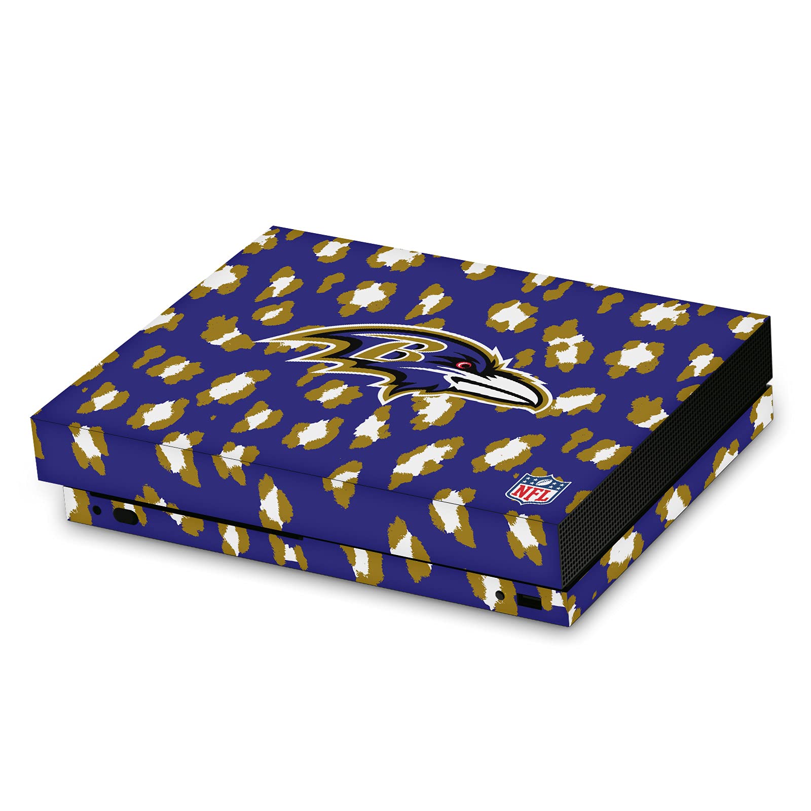 Peau Autocollant Xbox One X Léopard Baltimore Ravens Vinyle Jeu - 7