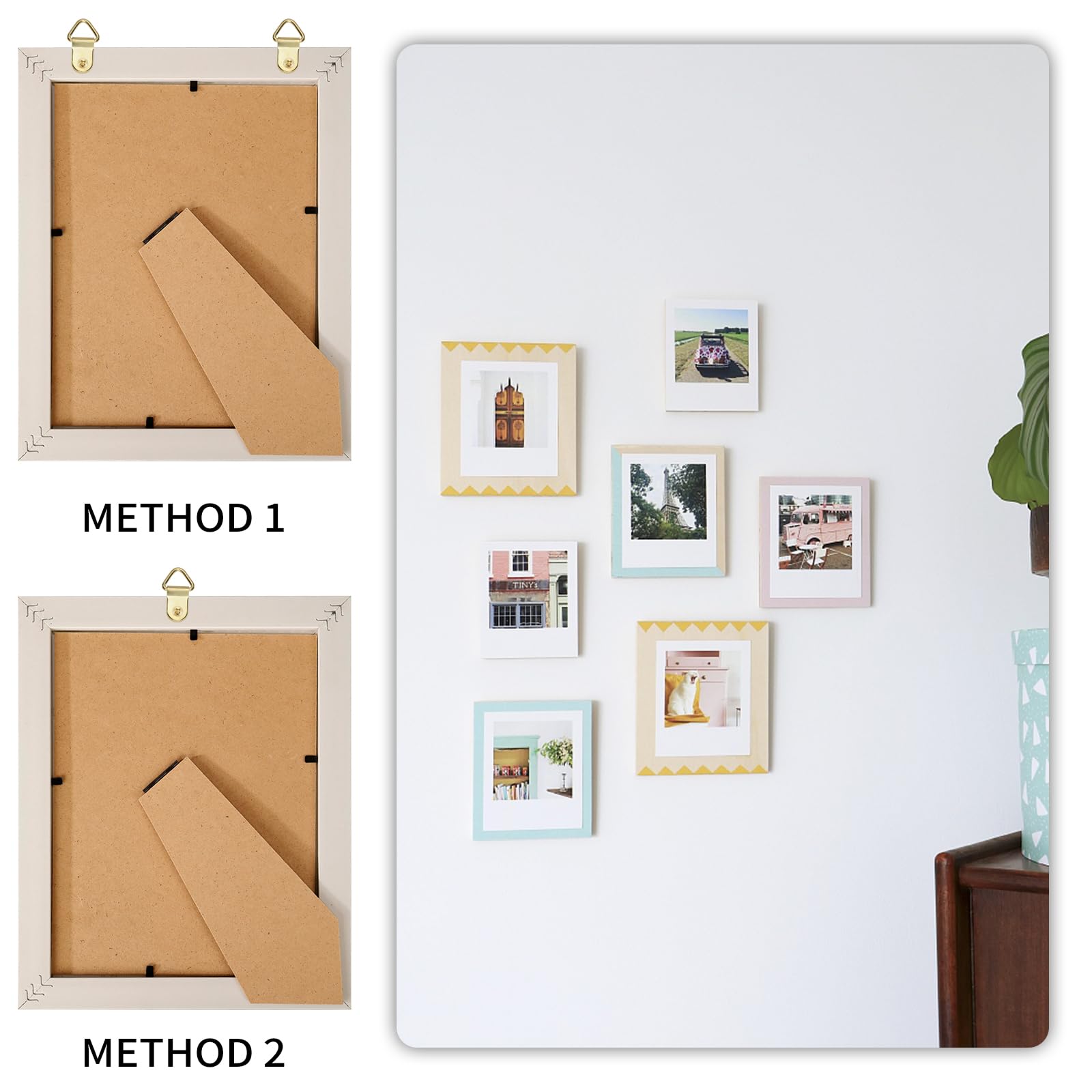 Crochet Photo,Crochet Cadre Photo,Crochet Cadre,Kit De Crochet De Tableaux,Crochet Mural Metal