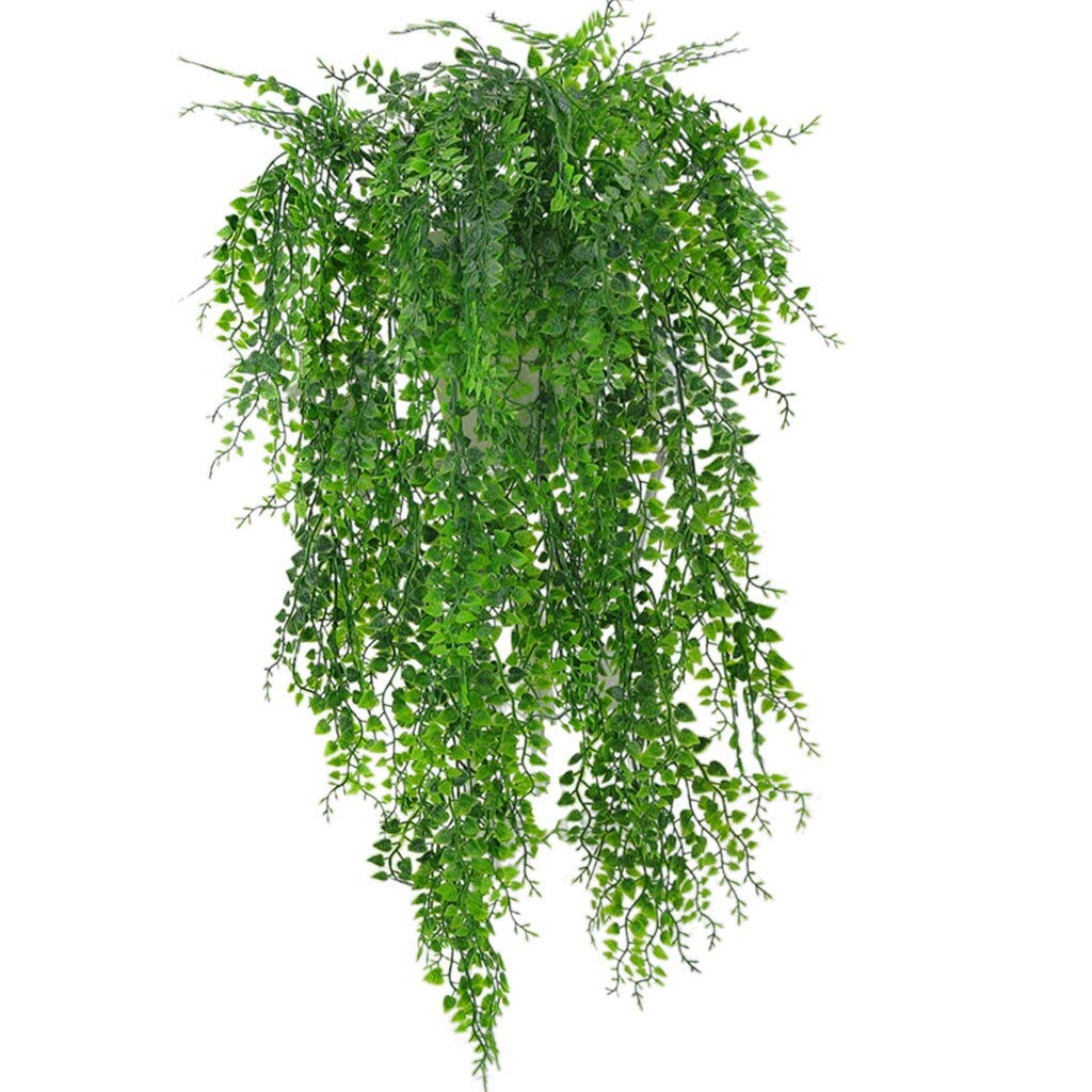 Artificial and Dried Flower 20pcs 75cm Artificial Weeping Ivy Vine Plants Outdoor Indoor Hanging Garland Greenery Decor