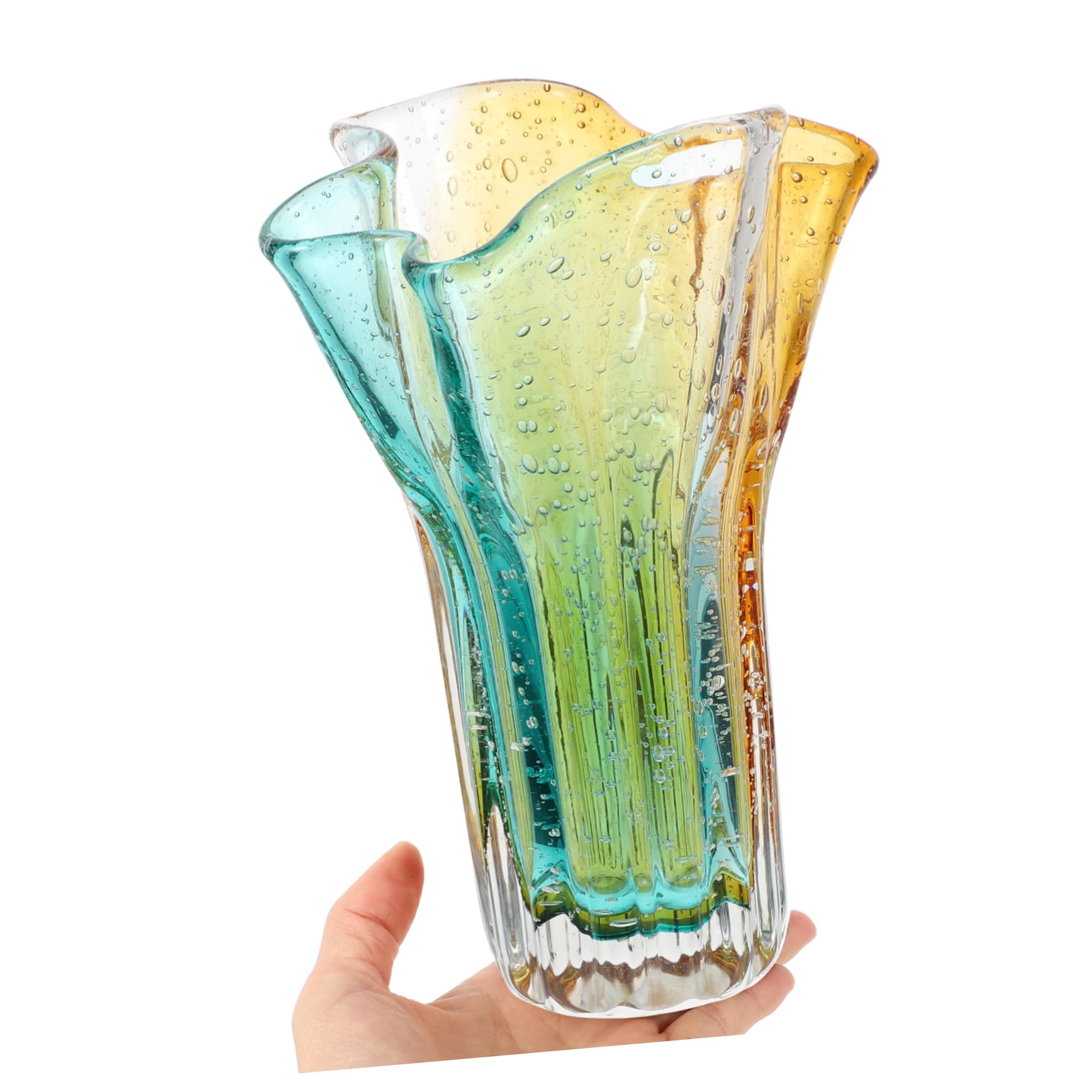 Vase Hydroponique en Verre Simple, Bouteille Créative pour Fleurs