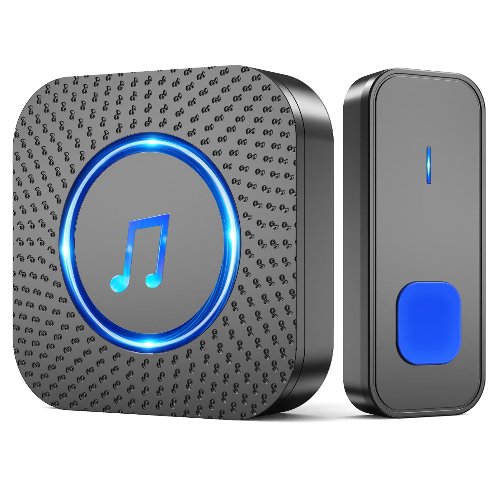 Sponsored Ad – SURFOU Wireless Doorbell, Waterproof Wall Plug-in Cordless Door Chime Kit at 1300feet / 400m Range, Doorbell Cordless Battery Operated with 55 Melodies 5 Volume and LED Flash Door Entry Bell, Black