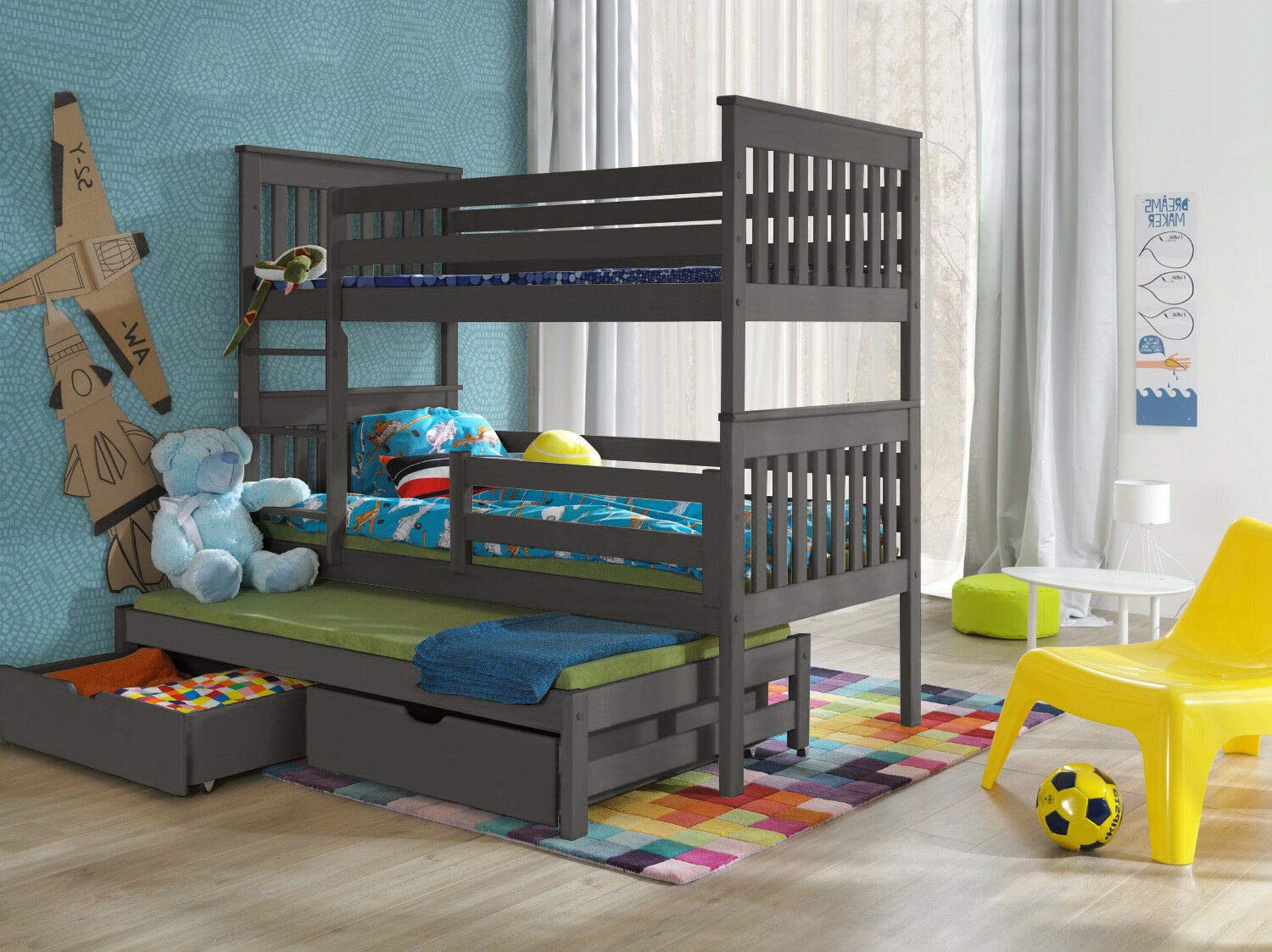 bunk beds triple sleeper