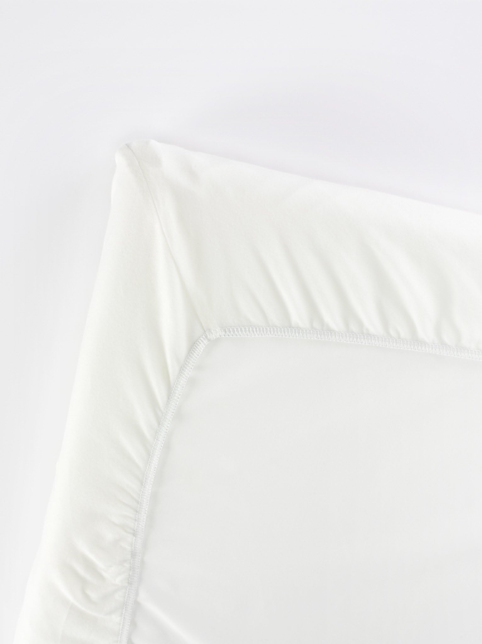 Fitted Sheet for Travel Crib Light - Organic White