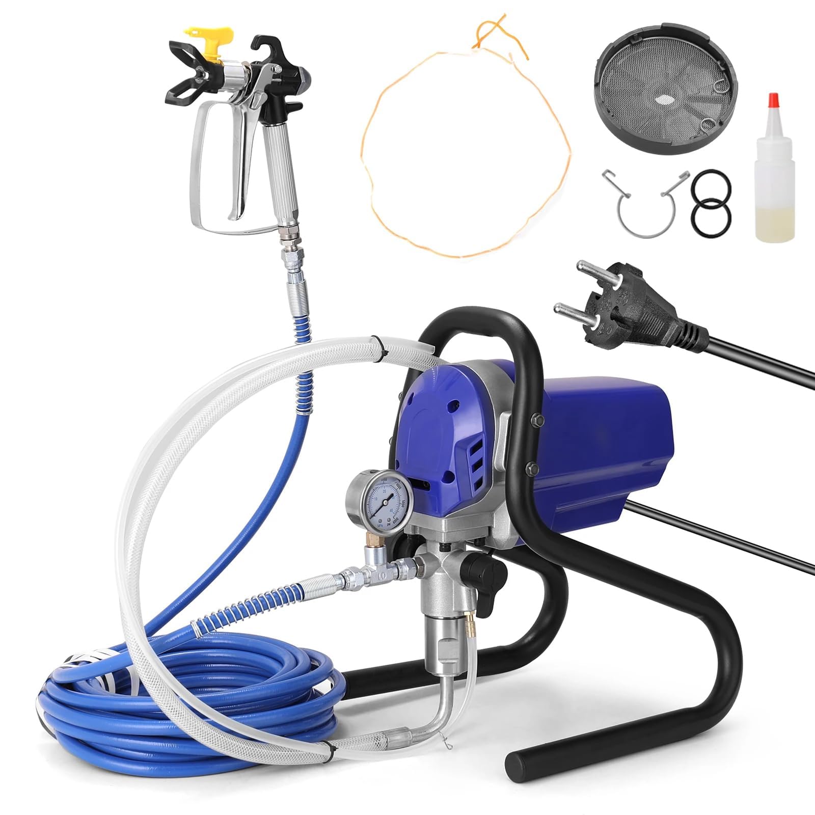 Pulvérisateur de peinture sans fil 1000ml à 3 modes pour murs et meubles