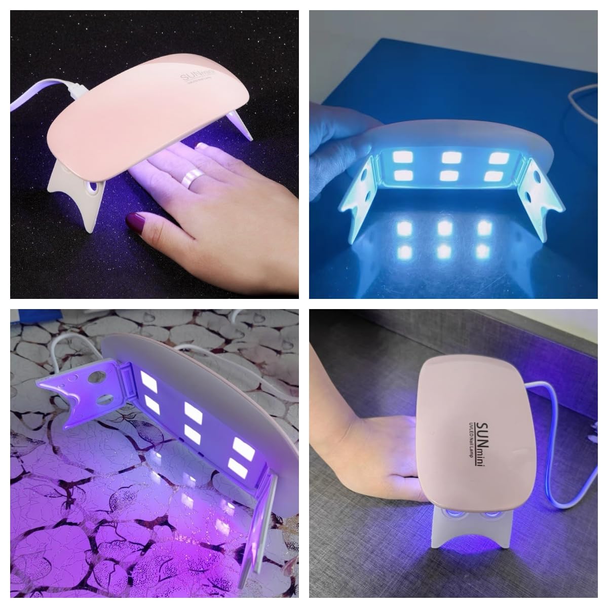 ZBJBinCH Mini UV Light for Nails Portable LED Nail Lamp 6W Nail Dryer for Women and Girls Manicure 1