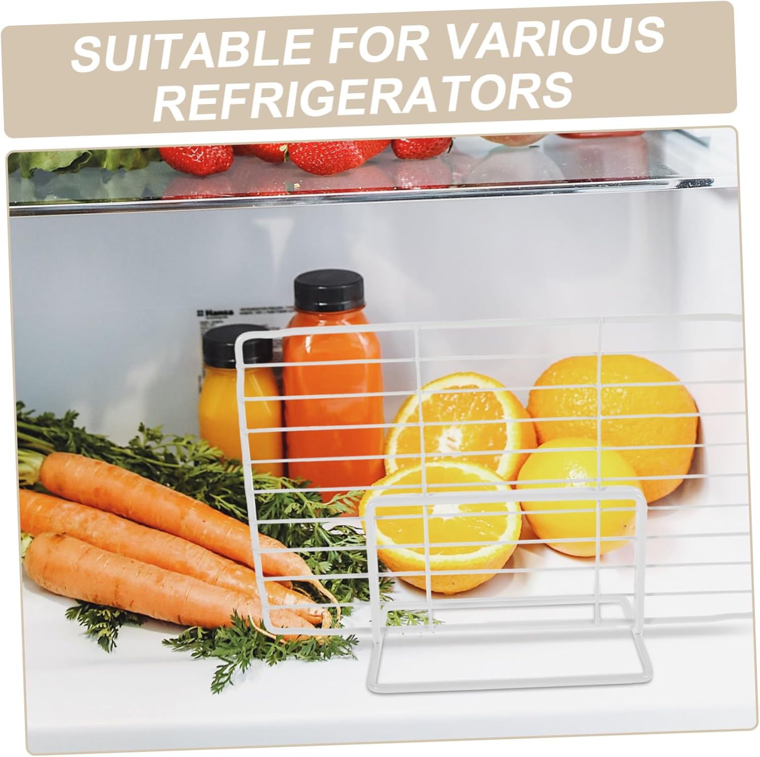 PRETYZOOM Freezer Dividers Adjustable Fridge Seperators Pantry Organizer Maximized Space Consistent Temperature Quick Access Neat Organization Adaptable Installation