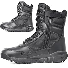 Man Tactical Military Boots Black Mens Shoes Desert Combat Army Outdoor Hiking Shoes Side zipper