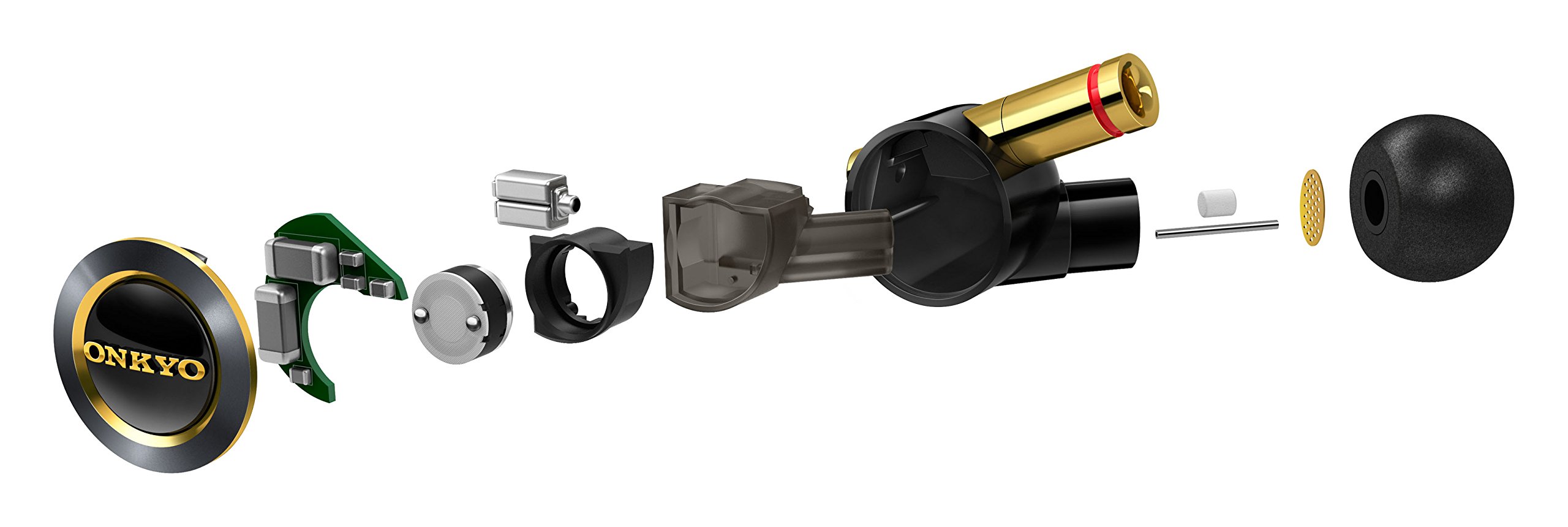 Onkyo High Resolution Headphone, Gold/Black (E900MB/27 