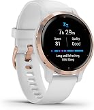 Garmin Venu 2S GPS 40mm Smartwatch, AMOLED Touchscreen, All-day Advanced Health & Fitness Features, Music Storage, Wellness Smartwatch with up to 10 days battery life, White - 8