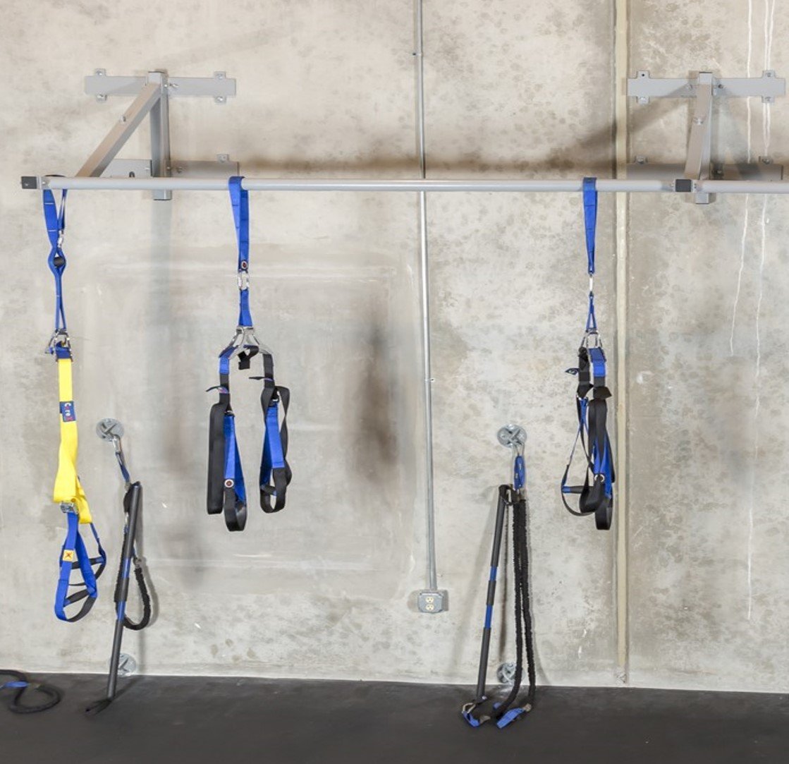 CoreX Modular Pull Up and Bodyweight Strap Training Wall Fame (7ft to 42ft).