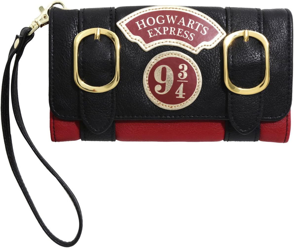 Harry Potter Hogwarts Express 9 3/4 Double Buckle Flap Wallet