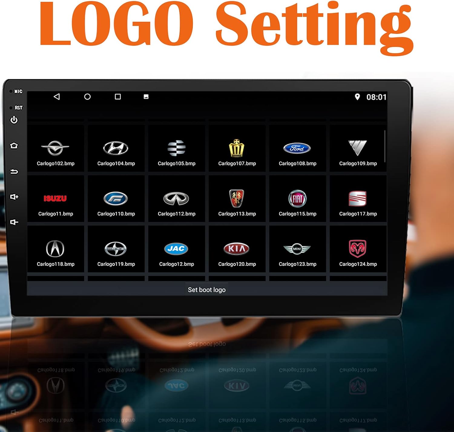 Product Deal Binize 10.1 Inch Single Din Android Car Stereo Radio Touchscreen in-Dash Multimedia Player GPS Navigation Receiver,Bluetooth,FM,Dual USB,Mirror Link,Support Backup Camera(1006 1G RAM+16G ROM)