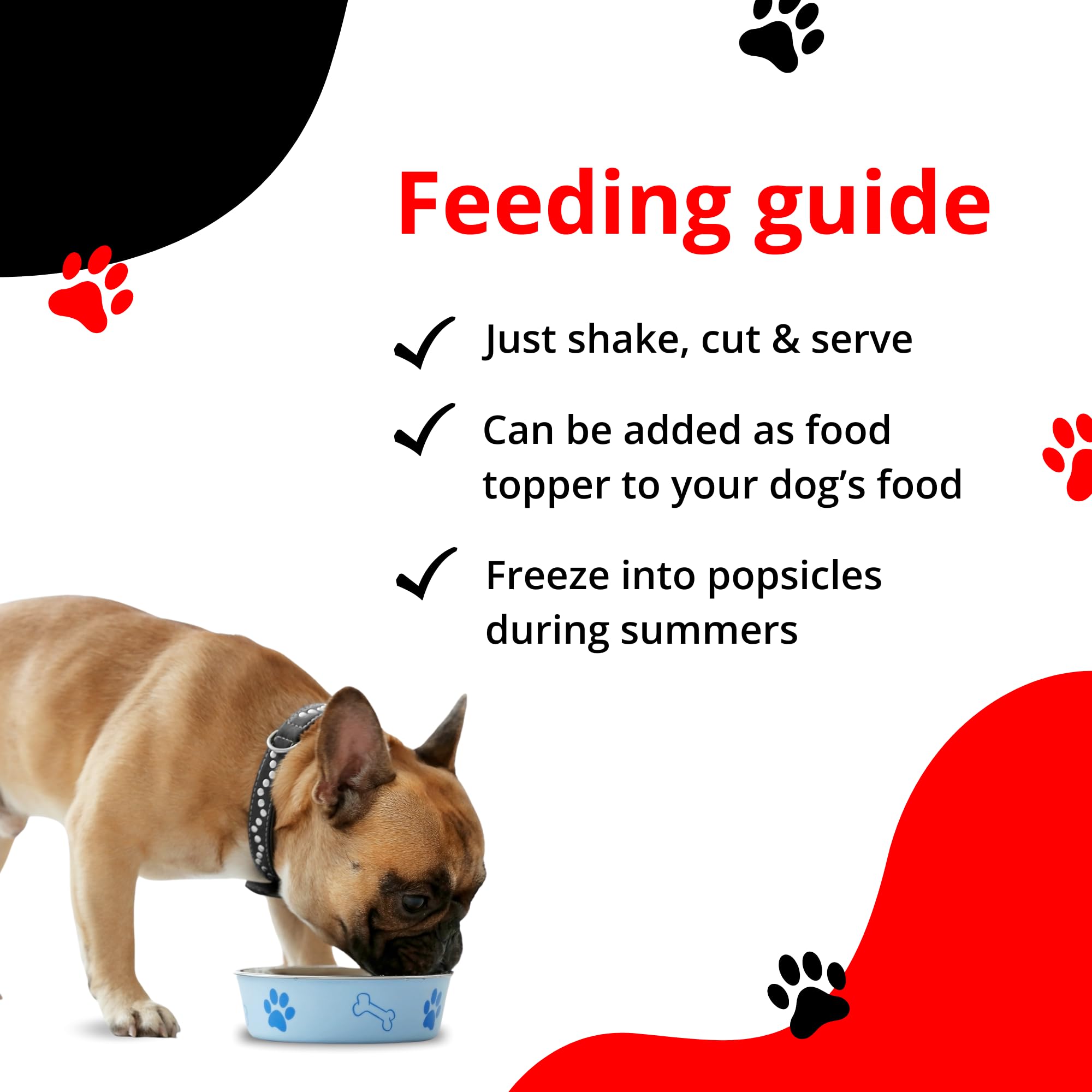 Luvin Chicken Bone Broth for Dogs - 80ml (Pack of 6) | No Added Colors, Flavors or Preservatives | Human Grade | Dog Wet Food Topper 4