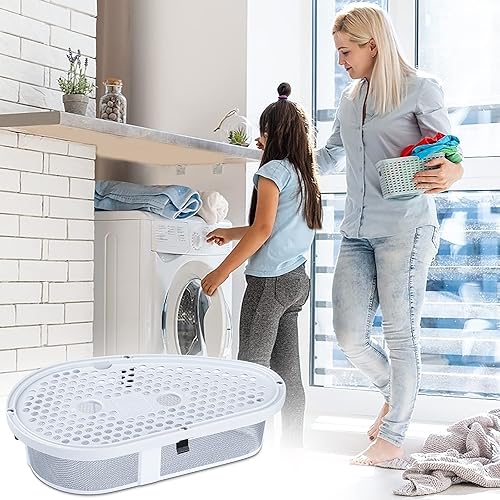 Miniatura 6 de El filtro de pelusa de repuesto y la cubierta de la funda, W10828351 trampa de pelusa compatible con lavadora/secadora apilable Whirlpool/Sears/Roper