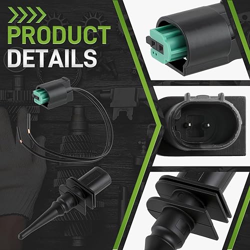 Miniatura 2 de 65816905133 Sensor de temperatura del aire ambiente exterior con conector Conector Pigtail Plug 65816905050 Compatible con BM 128i Compatible con