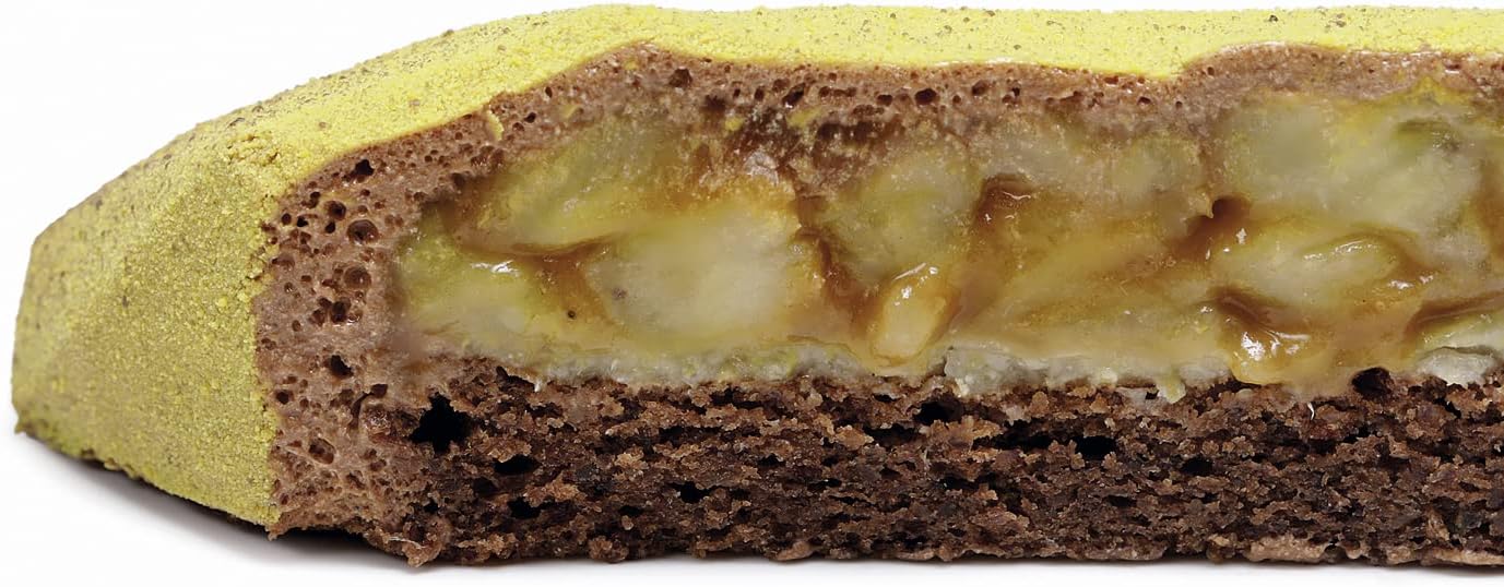 Dinara Kasko バナナ シリコンモールド ベーキング用 キット: ケーキ用型1個、充填用型1個、スポンジ用カッター ムース