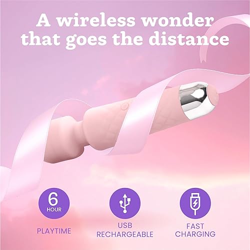 Miniatura 26 de Barra masajeadora Six Nine personal, recargable, inalámbrica, con 20 patrones de vibración, 8 velocidades, incluye bolsa de viaje