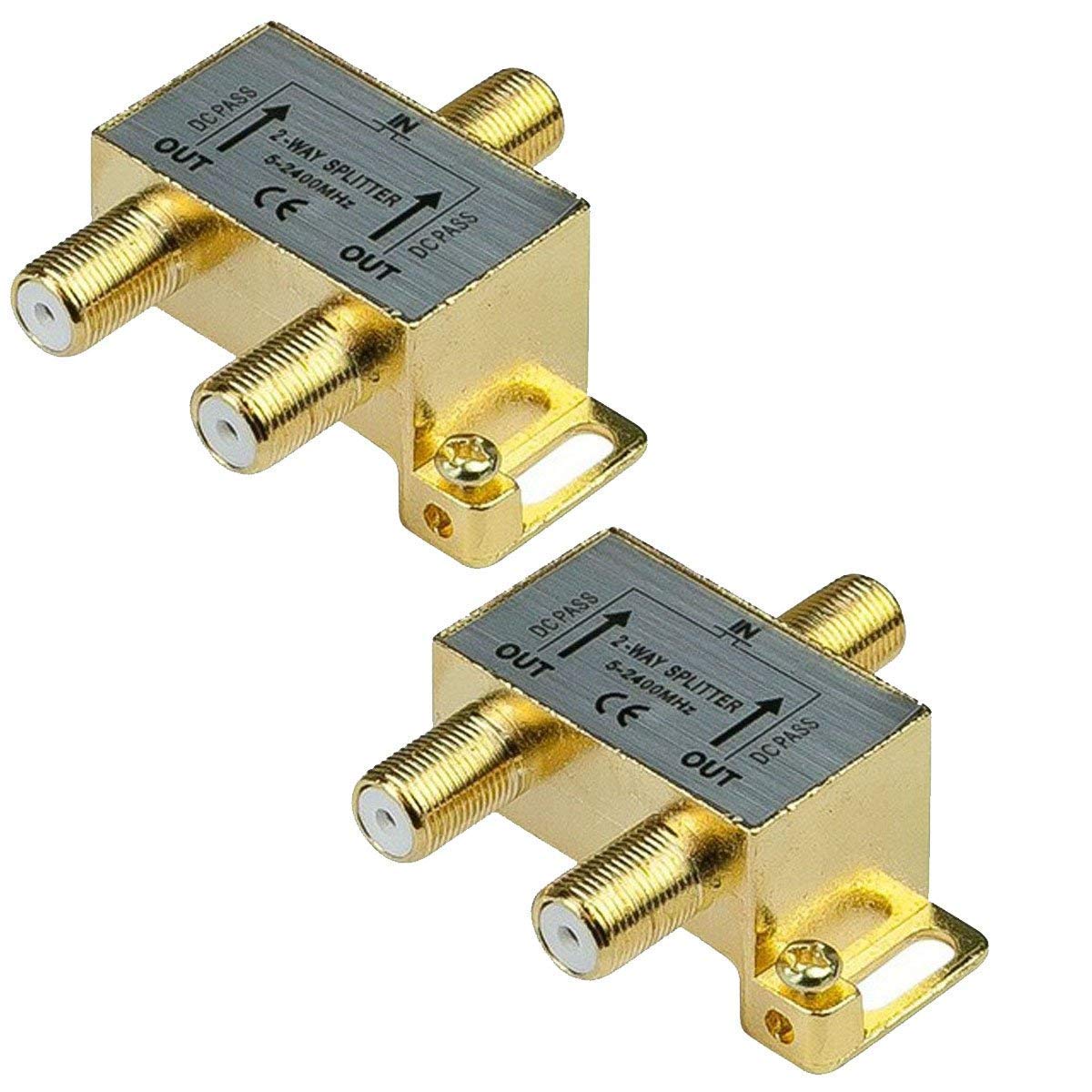 Amazon.com: iMBAPrice 110013-2 (2-Pack) Glod Plated 2.4 Ghz 2-Way