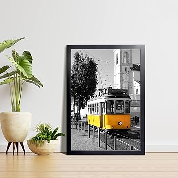 LaVie Home 19.7x27.6 Picture Frame Black, Puzzles Frame for Wall