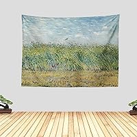 Vista 15 de Chitteri Vincent van gogh - Tapiz colgante de flores de almendra, 60 x 45 pulgadas, arte de pared de poliéster para decoración del hogar