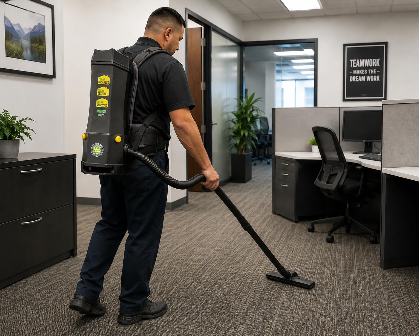 Amazon.com: Clean Obsessed 6 Quart HEPA Backpack Vacuum Cleaner