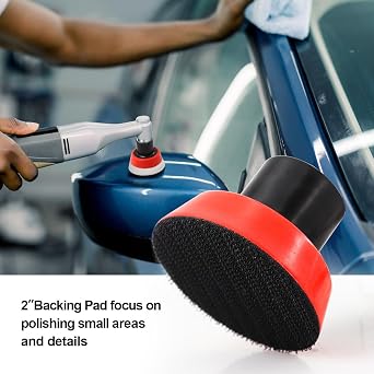 2 Inch Backing Pads Hook Loop Backer Pads with 5/8-11Thread for Angle Grinder Buffer Pads 2pcs